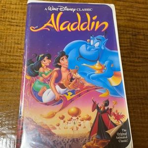 Walt Disney “ Aladdin” vhs tap classic released tested